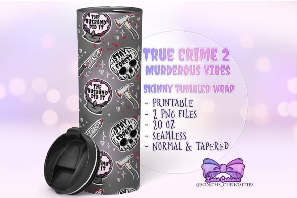 Download True Crime 2 - Sublimation Tumbler Wrap - Sublimation tumbler wrap Collection